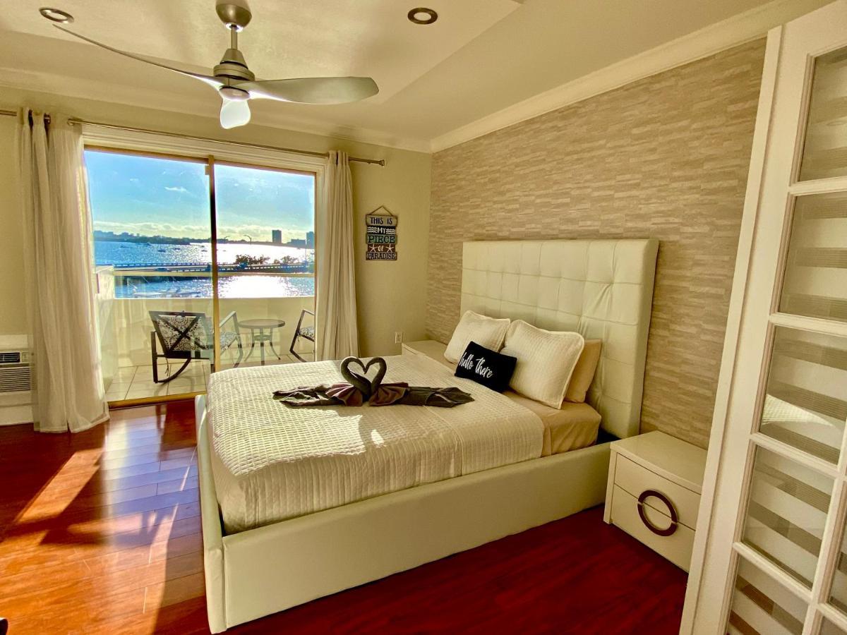 Deluxe Waterfront One Bedroom Apartment With Miami Skyline View, Free Parking 5 Mins Drive To מיאמי ביץ' מראה חיצוני תמונה